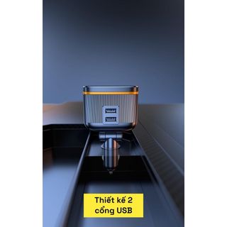 Tẩu Sạc Mới C27 PD45W Sạc Siêu Nhanh Trên Xe Ô Tô, Bộ Sạc Tích Hợp Công Suất Cao 145W Khải Huy Auto Car