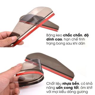 Bộ 2 Miếng Dán Vè Che Mưa Gương Chiếu Hậu - Vè Che Mưa Chống Nước Hiệu Quả