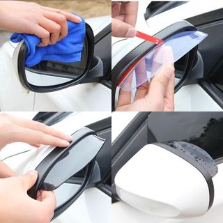 Bộ 2 Miếng Dán Vè Che Mưa Gương Chiếu Hậu - Vè Che Mưa Chống Nước Hiệu Quả