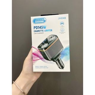 Tẩu Sạc Mới C27 PD45W Sạc Siêu Nhanh Trên Xe Ô Tô, Bộ Sạc Tích Hợp Công Suất Cao 145W Khải Huy Auto Car