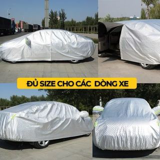Bạt Phủ Xe Ô Tô Mazda 2, Mazda 3, Mazda 6, CX5, CX8, CX9, BT50, Chất Liệu Bạt Tráng Nhôm Cao Cấp