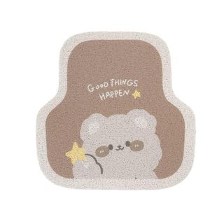Thảm Lót Sàn Ô Tô Đế Nhựa Dẻo Có Gai Chống Trơn Trượt Họa Tiết Hoạt Hình Đáng Yêu Nội Thất Phụ Tùng