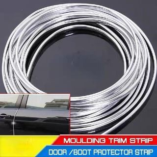 [Cuộn 15m] Nẹp Viền Chữ U Mạ Crom Trang Trí Chống Va Đập , Trang Trí Nội Ngoại Thất Ô Tô khaihuyauto
