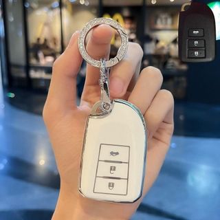 Ốp Bọc Chìa Khóa Xe Hơi TPU Sang Trọng Dành Cho Xe Toyota Vios Yaris 3Nút 2015-2022
