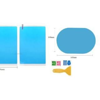 Miếng dán chống nước gương kính ô tô bộ 4 miếng, miếng dán chống bám nước gương chiếu hậu nano tiện dụng loại 1