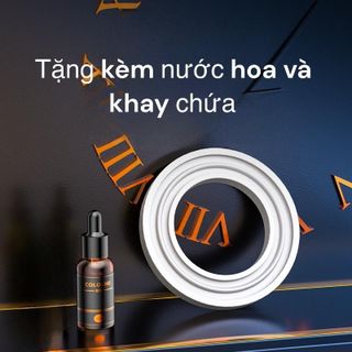 (2 in 1)Nước Hoa Ô Tô AROMATHERAPY cao cấp Năng Lượng Mặt Trời kèm bảng ghi số điện thoại đặt Taplo