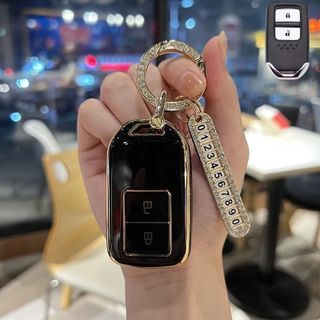 ( 2 Nút) Vỏ Bọc Chìa Khóa Xe Hơi HONDA CITY, HRV, BRV, JAZZ, CRV ACCORD CIVIC Bảo Vệ Khoá Xe Chống Trầy Xước