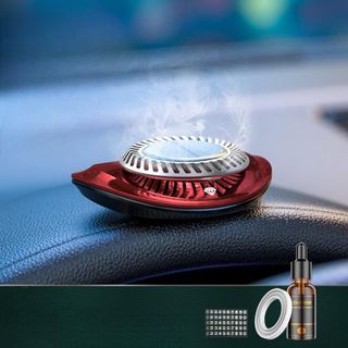 (2 in 1)Nước Hoa Ô Tô AROMATHERAPY cao cấp Năng Lượng Mặt Trời kèm bảng ghi số điện thoại đặt Taplo