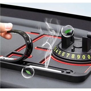 Thảm AROMA Kèm Giá Đỡ Điện Thoại Chống Trượt Xoay 360°–Tặng Kèm Sáp Thơm,Đế Silicon Chống Trượt Đa Năng