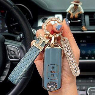 Ốp TPU Dẻo, Ốp Khóa Xe Dòng Xe MAZDA CX5, CX8, MAZDA 2, MAZDA 3, MAZDA 6, Loại 2 Nút Bấm Bảo Vệ Khoá