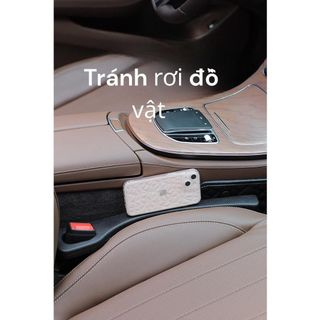 Miếng chặn khe ghế ô tô tránh rơi đồ vật bụi bẩn vào khe ghê ô tô chất liệu Polyurethane - KT 40.5x6.5cm