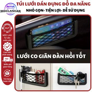 Túi Lưới Đựng Đồ Dán Tường Đa Năng – Túi Lưới Co Giãn Đựng Đồ Đa Năng Cho Ô Tô Và Gia Đình