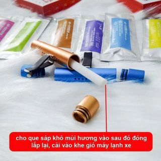 Que Sáp Thanh Khuếch Tán Nước Hoa Thân Thiện Với Môi Trường Cho Xe Hơi Khải Huy Auto
