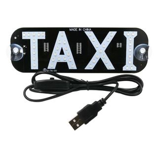 Đèn Led TAXI Màu Xanh Lá , Đèn Báo Chữ TAXI Gắn Kính Lái Ô Tô, Led Chữ TAXI Gắn Kính Lái khaihuyauto