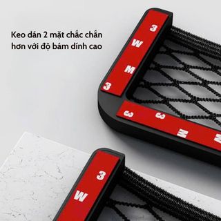 Túi Lưới Đựng Đồ Dán Tường Đa Năng – Túi Lưới Co Giãn Đựng Đồ Đa Năng Cho Ô Tô Và Gia Đình