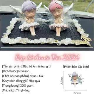 Decor Búp Bê Baby Thiên Thần Anne Trang Trí Taplo Ô Tô Bàn Học Bàn Làm Việc Dễ Thương Sáng Tạo