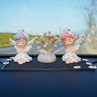 Decor Búp Bê Baby Thiên Thần Anne Trang Trí Taplo Ô Tô Bàn Học Bàn Làm Việc Dễ Thương Sáng Tạo