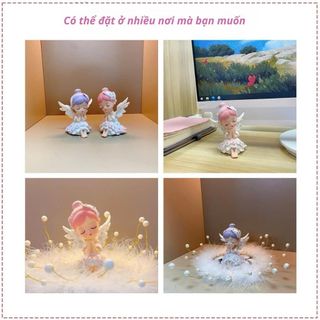 Decor Búp Bê Baby Thiên Thần Anne Trang Trí Taplo Ô Tô Bàn Học Bàn Làm Việc Dễ Thương Sáng Tạo