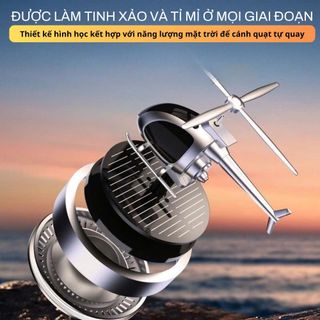 Máy Bay Trang Trí Taplo Xe Hơi Bàn Làm Việc Chạy Bằng Năng Lượng Mặt Trời Kèm Tinh Dầu Nước Hoa Ô Tô Phun Sương Xông Tinh Dầu