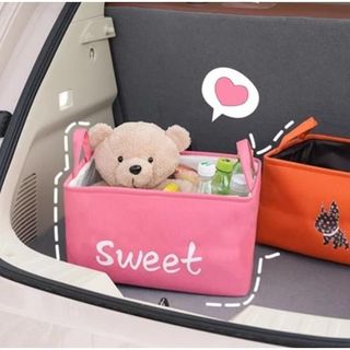 Hộp Đựng Đồ Cốp Xe Ô Tô Gấp Gọn Sweet Love Siêu Dễ Thương Khải Huy Auto Car
