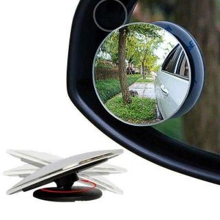 Bộ 2 Gương Cầu Lồi Xoay 360 Độ Không Viền Xóa Điểm Mù Gương Chiếu Hậu Ô Tô Hộp Đỏ khaihuyauto