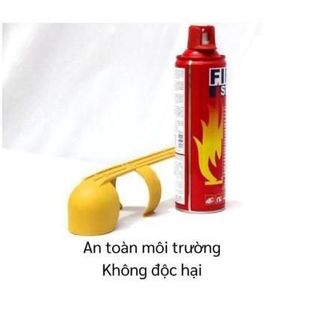 BÌNH CỨU HỎA MINI CHO XE Ô TÔ 500ML TIỆN DỤNG ( hạn sử dụng đến 2028)