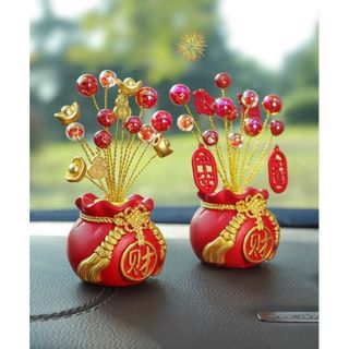 Chậu Cây Kim Tiền Trang Trí May Mắn Tài Lộc Trang Trí Nhà Cửa, Bàn Làm Việc,Văn Phòng,Taplo Ô Tô Decor Phòng
