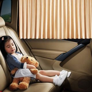 Bộ 4 Rèm Che Nắng Xe Ô Tô Chất Liệu Vải Cao Cấp, Gắn Nam Châm Thông Minh