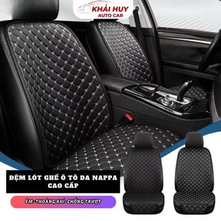 Đệm Lót Ghế Ô Tô Da Nappa Cao Cấp – Êm, Thoáng Khí, Chống Trượt, Dễ Lắp, Phù Hợp Mọi Loại Xe