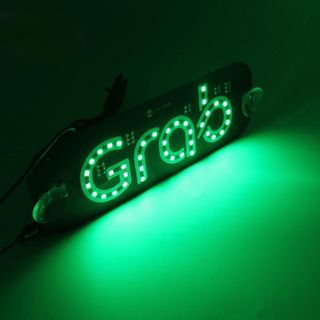 Đèn Led Grap Taxi Màu Xanh Lá Hít Kính Tiện Dụng , Dễ lắp đặt phù hợp mọi dòng xe hơi chạy dịch vụ khaihuyauto