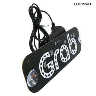 Đèn Led Grap Taxi Màu Xanh Lá Hít Kính Tiện Dụng , Dễ lắp đặt phù hợp mọi dòng xe hơi chạy dịch vụ khaihuyauto