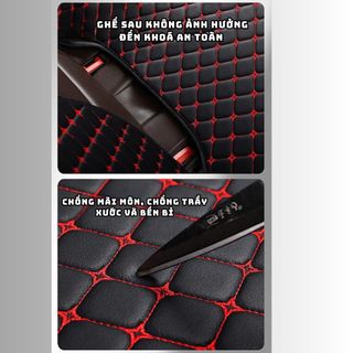 Đệm Lót Ghế Ô Tô Da Nappa Cao Cấp – Êm, Thoáng Khí, Chống Trượt, Dễ Lắp, Phù Hợp Mọi Loại Xe