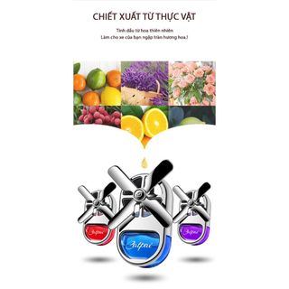 Quạt kẹp cửa gió điều hòa ô tô/Nước hoa kẹp cửa gió ô tô Catpai Hoàn toàn tự nhiên