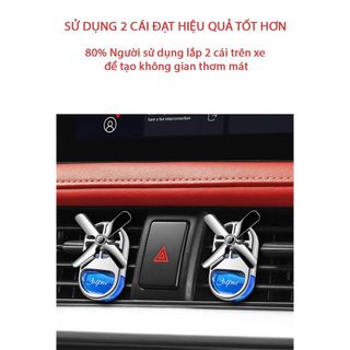 Quạt kẹp cửa gió điều hòa ô tô/Nước hoa kẹp cửa gió ô tô Catpai Hoàn toàn tự nhiên