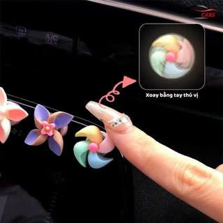 Set 6 Chong Chóng Mini Trang Trí Xe, Bàn Học, Văn Phòng,...Khaihuyauto