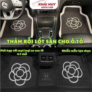 (Mẫu Mã Đa Dạng)Thảm Lót Sàn Ô Tô ,Thảm Rối Cao Cấp Loại Dày Đế Nhựa Dẻo Có Gai Chống Trơn Trượt Họa Tiết Ngộ Nghĩnh