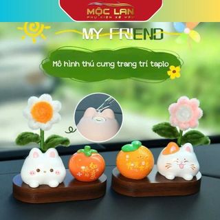 Mô hình Thú Cưng Mini Có Thể Chứa Tinh Dầu Hoặc Bông Hoa Trang Trí Taplo
