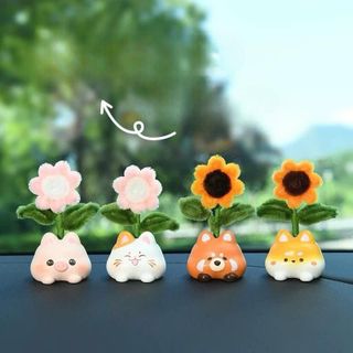 Mô hình Thú Cưng Mini Có Thể Chứa Tinh Dầu Hoặc Bông Hoa Trang Trí Taplo