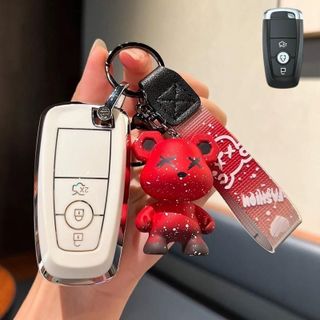 ( 3 Nút ) Ốp Chìa Khoá Ô Tô Xe FORD EVEREST - Ford Ecosport Chất Liệu TPU Cao Cấp Bảo Vệ Khoá Xe Chống Trầy Xước