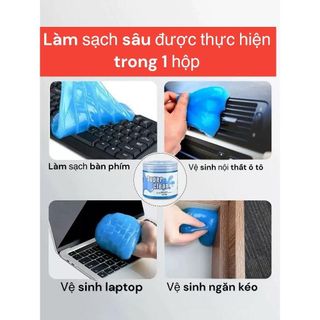 Gel Vệ Sinh Bàn Phím Super Clean – Làm Sạch Bụi Bẩn Laptop, PC, Nội Thất Ô Tô