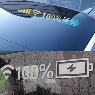Tem dán wifi pin,sóng điện thoại thể hiện mức năng lượng dán ô tô Nhãn Dán Decal