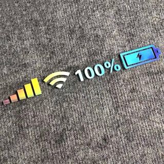 Tem dán wifi pin,sóng điện thoại thể hiện mức năng lượng dán ô tô Nhãn Dán Decal