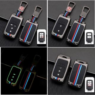 Ốp Bảo Vệ Chìa Khóa Xe Honda Civic, City, CRV, HRV, Brio, Accord Hợp Kim Kẽm Cao Cấp Otofunmoclan Móc Khoá Móc Khóa