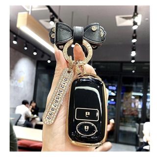 Ốp khoá Toyo-ta-Veloz, Raize, Avanza 2022 chất liệu TPU cao cấp, sang trọng