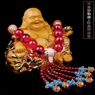 Tượng Phật Di Lặc Maitreya Mạ Vàng Để Taplo Ô Tô Bàn Làm Việc Mang Tới May Mắn, Tài Lộc , Bình An Thu Hút Sự Giàu Có