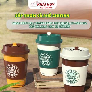 Sáp Thơm Cafe Ô Tô CHITIAN Hình Cốc Cà Phê Cho Xe Hơi Văn Phòng Nhà Cửa Dung Tích 200ml