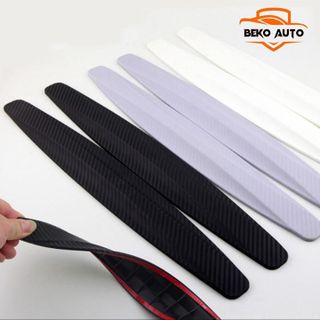 Bộ 2 miếng dán vân sợi Carbon chống va đập góc xe, thân xe Ô tô, Xe hơi đa năng