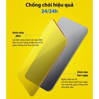 Kính Chống Chói , Chống Lóa Ô Tô Cả Ban Ngày Và Ban Đêm - Kính Chống Lóa Đèn Pha, Chống Chói Ô Tô