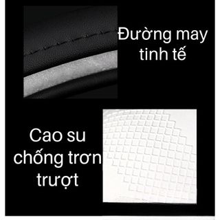 Bọc Vô Lăng Đính Đá Vương Miện-Full Đá Trắng Dáng D Cut Size 38cm Cho Xe Elentra, Seltos, Suzuki XL7 khaihuyauto