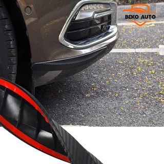 Bộ 2 miếng dán vân sợi Carbon chống va đập góc xe, thân xe Ô tô, Xe hơi đa năng